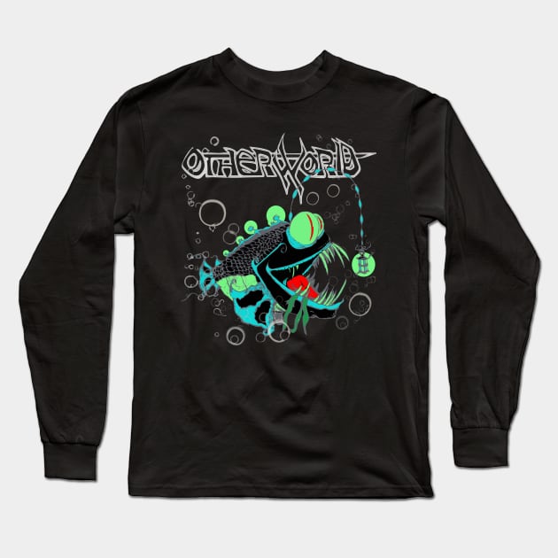 OtherWorld Angler Fish Design Long Sleeve T-Shirt by Otherworld